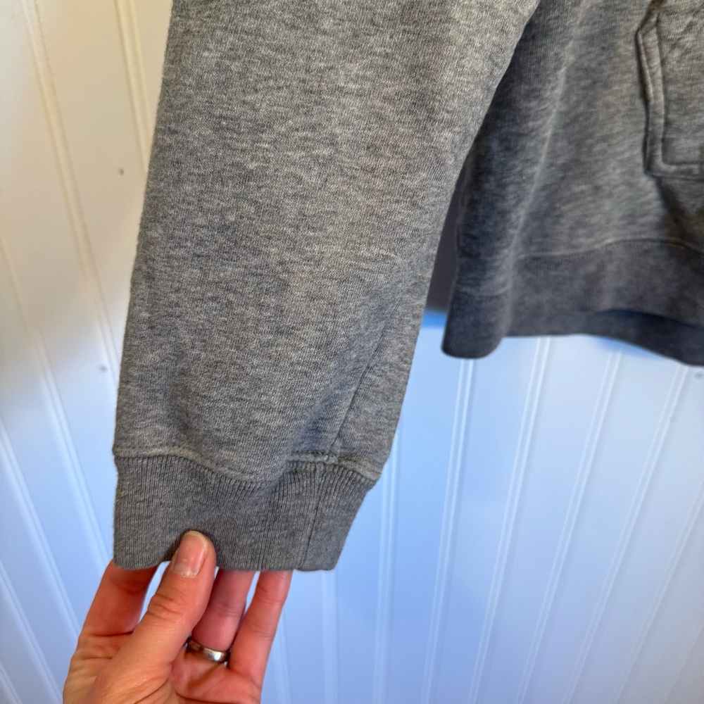 Nike Women’s Gray Hooded Pullover Cowl Neck Sweater Size XL - Picture 4 of 11